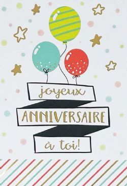 CARTE D'ANNIVERSAIRE - JOYEUX ANNIVERSAIRE! - DE MILLBROOK